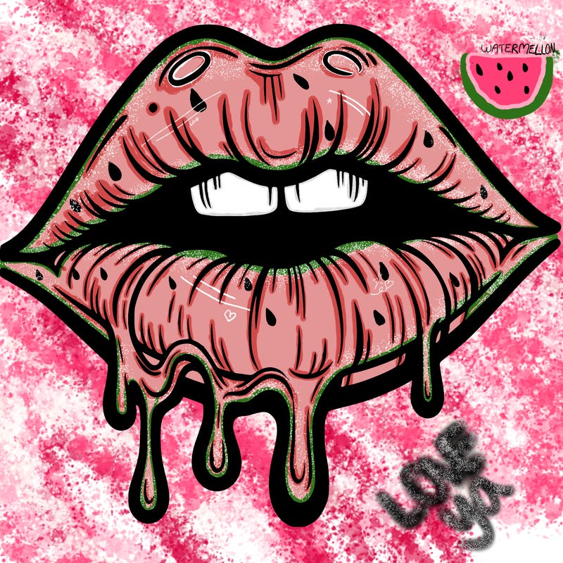 lips that look realistic and drip