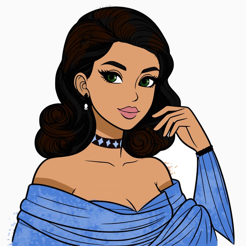 an elegant woman