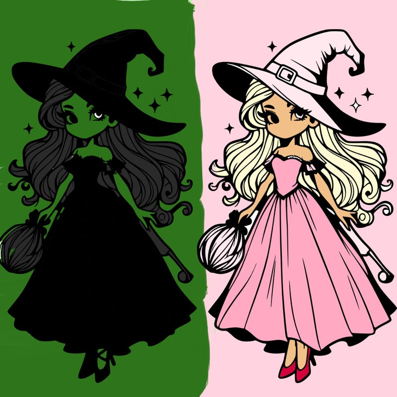 beautiful wicked witch. from wicked