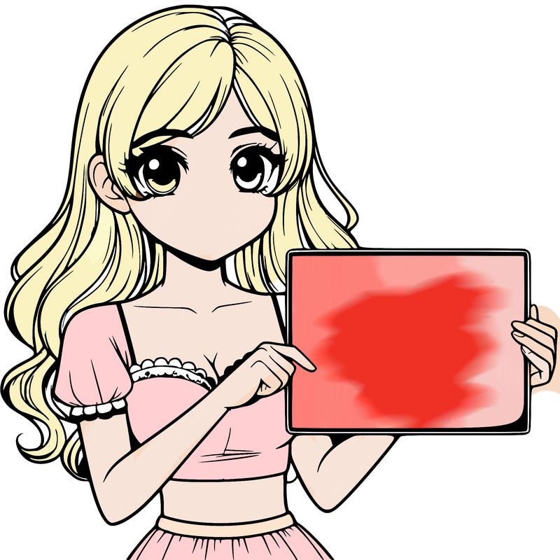 realistic pretty girl holding blank sign