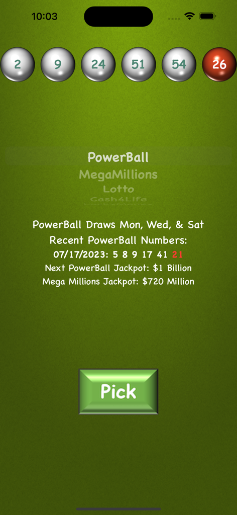 Lotto Numbers - Entertainment App | MWM