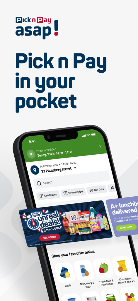 Pick n Pay asap + SmartShopper - Shopping App | MWM