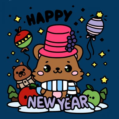 message : happy new year