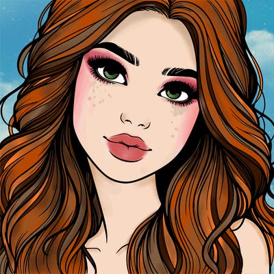 beautiful realistic girl