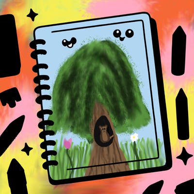 blank notebook lines