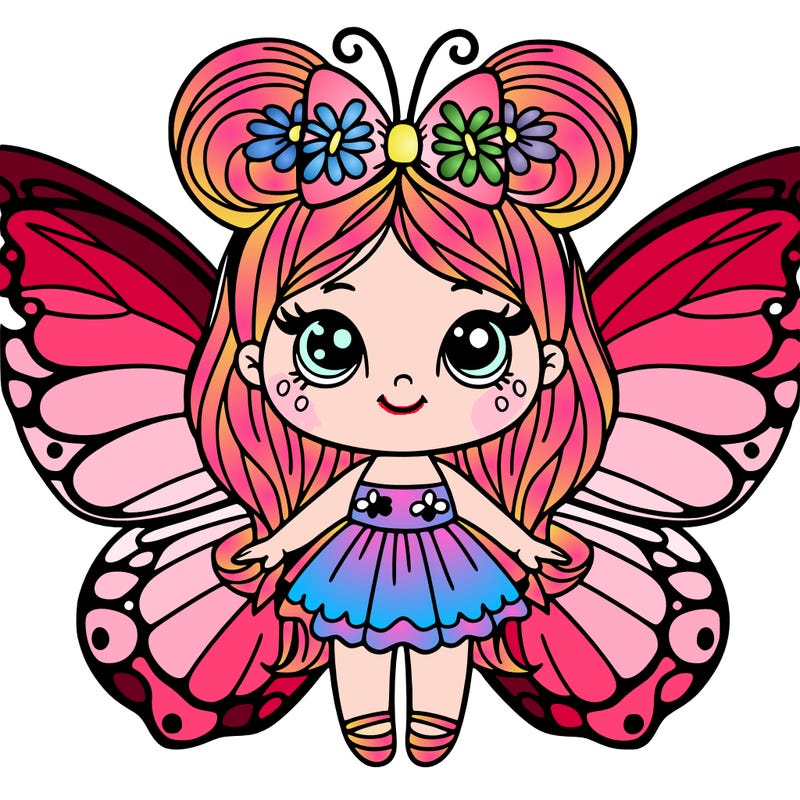 butterfly girl