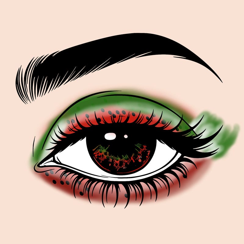 eye closed realistic