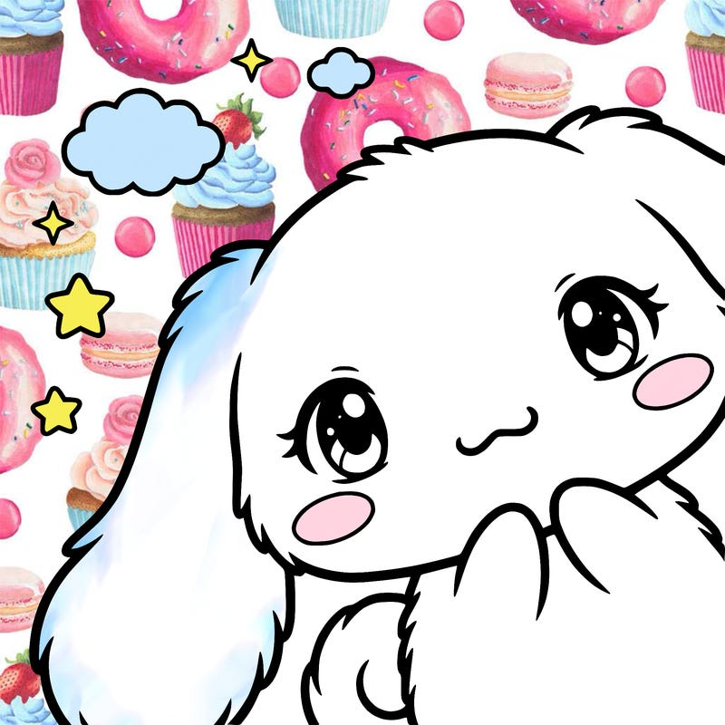anime cinnamoroll cute fluffy