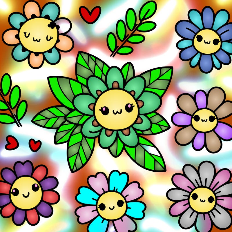 cute flower patterns