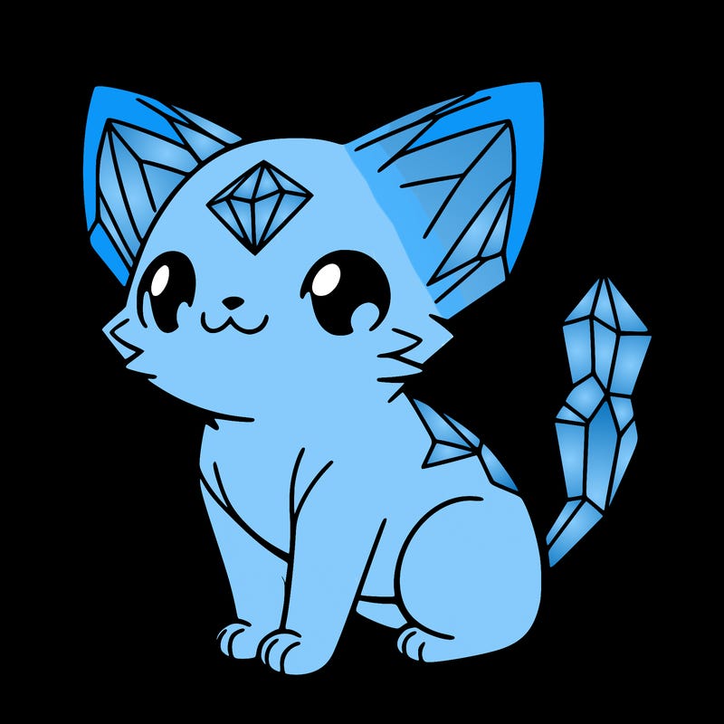 crystal kitten