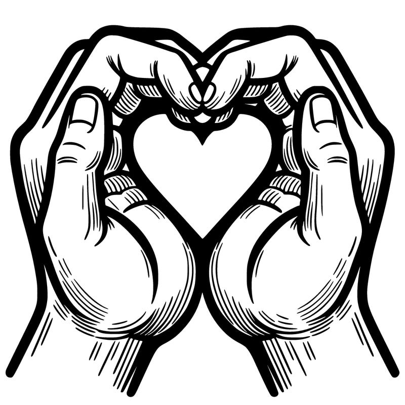 hands making a heart