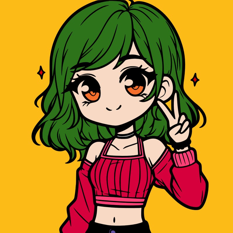 cute girl with crop top