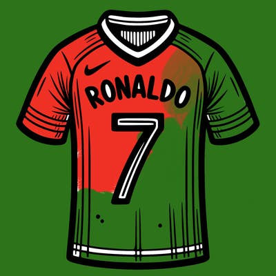 soccer jersey name ronaldo number seven