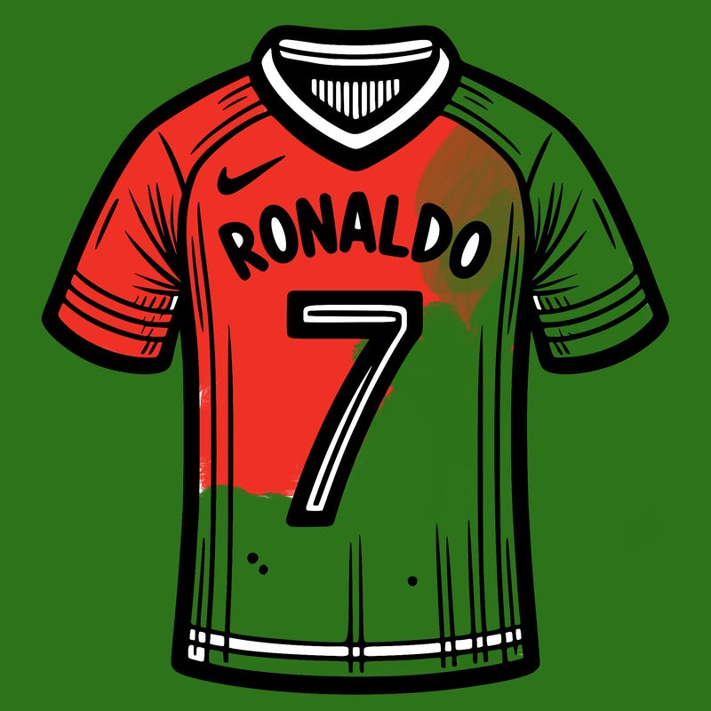 soccer jersey name ronaldo number seven