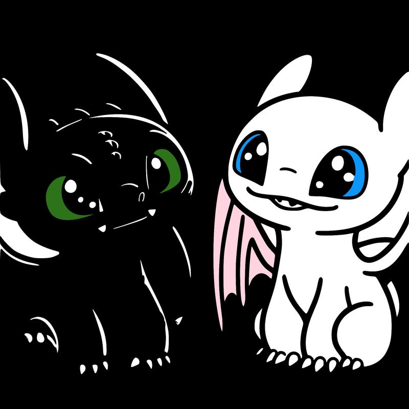 toothless and light fruy