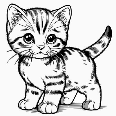 realistic kitten