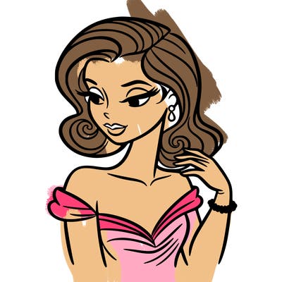 an elegant woman