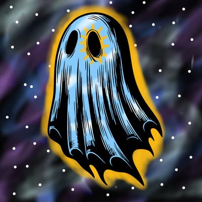 realistic creepy ghost