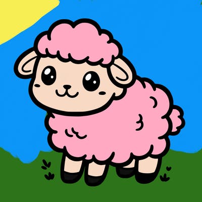 really cute sheep
