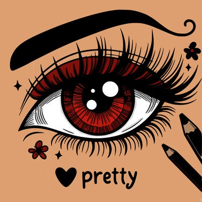 pretty eye