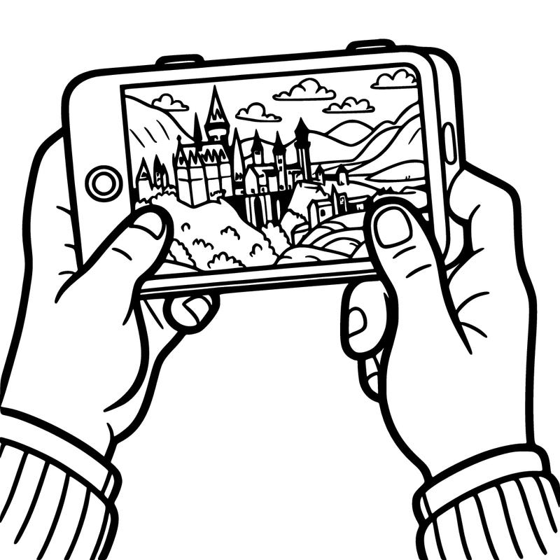 taking a picture