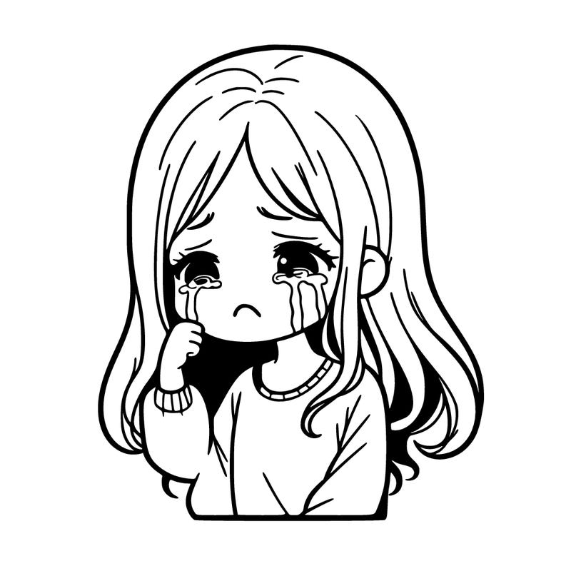 girl crying