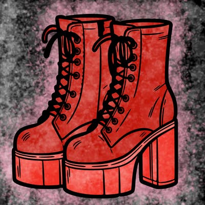 boots with a heel bottom