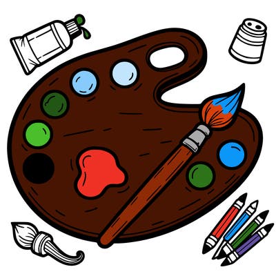 artist paint palette