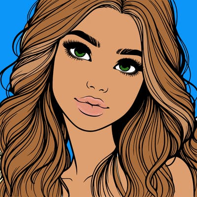 beautiful realistic girl