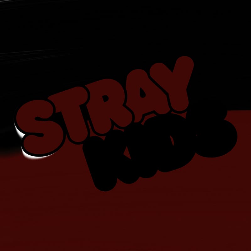 bubble letters saying stray kids