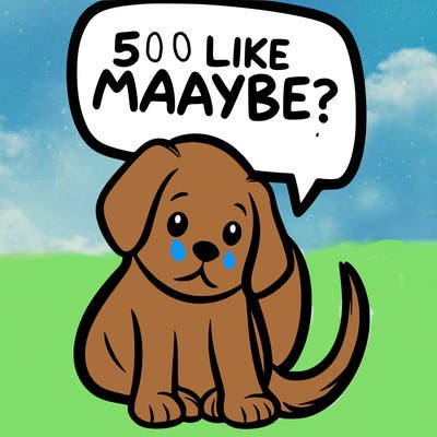 a puppy that says 5 like maybe