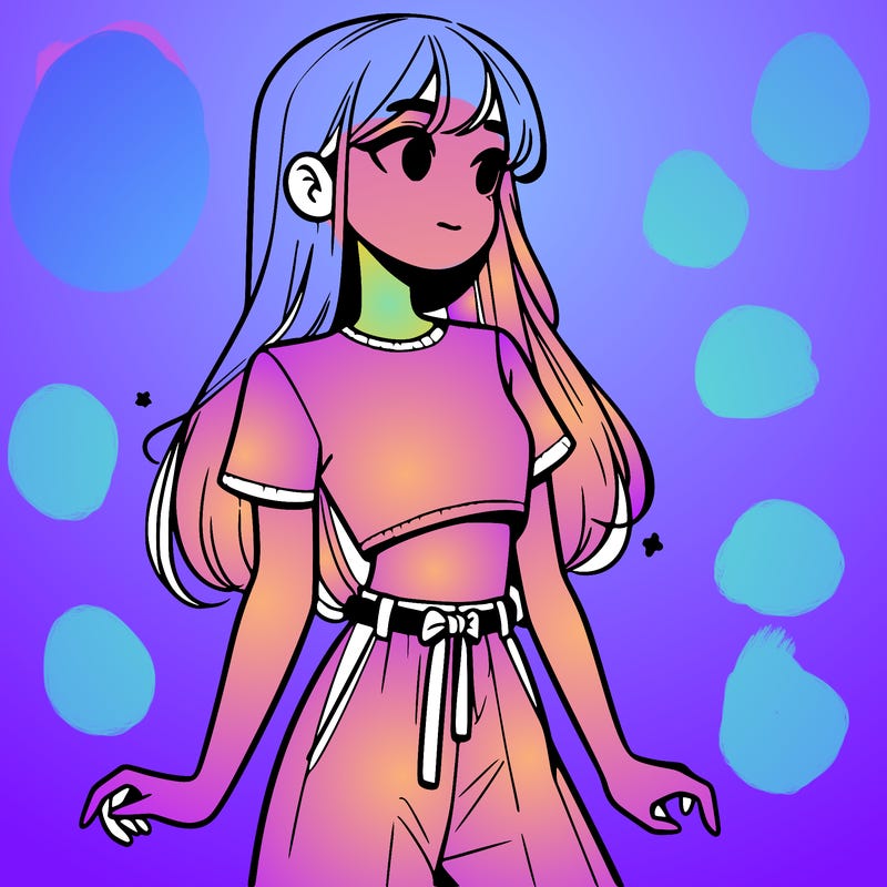 girl in a cute crop top