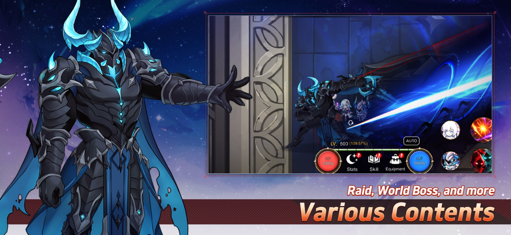 Idle MoonRabbit: AFK RPG - Idle MoonRabbit boss raid and various gameplay contents