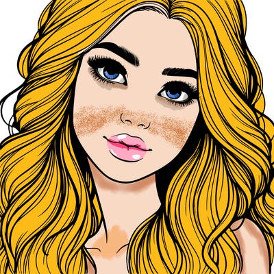 beautiful realistic girl