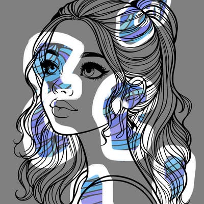 beautiful realistic girl