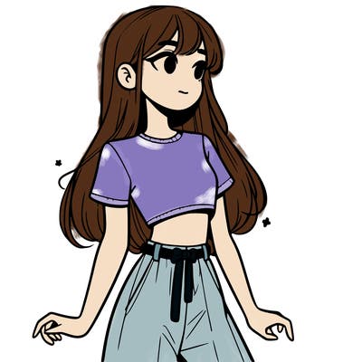 girl in a cute crop top