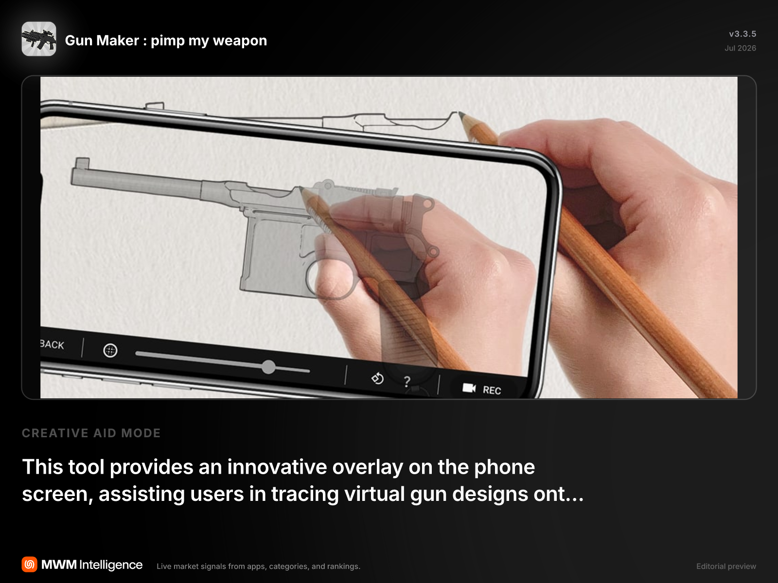 Gun Maker : pimp my weapon - Graphics & Design App | MWM