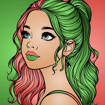 beautiful realistic girl