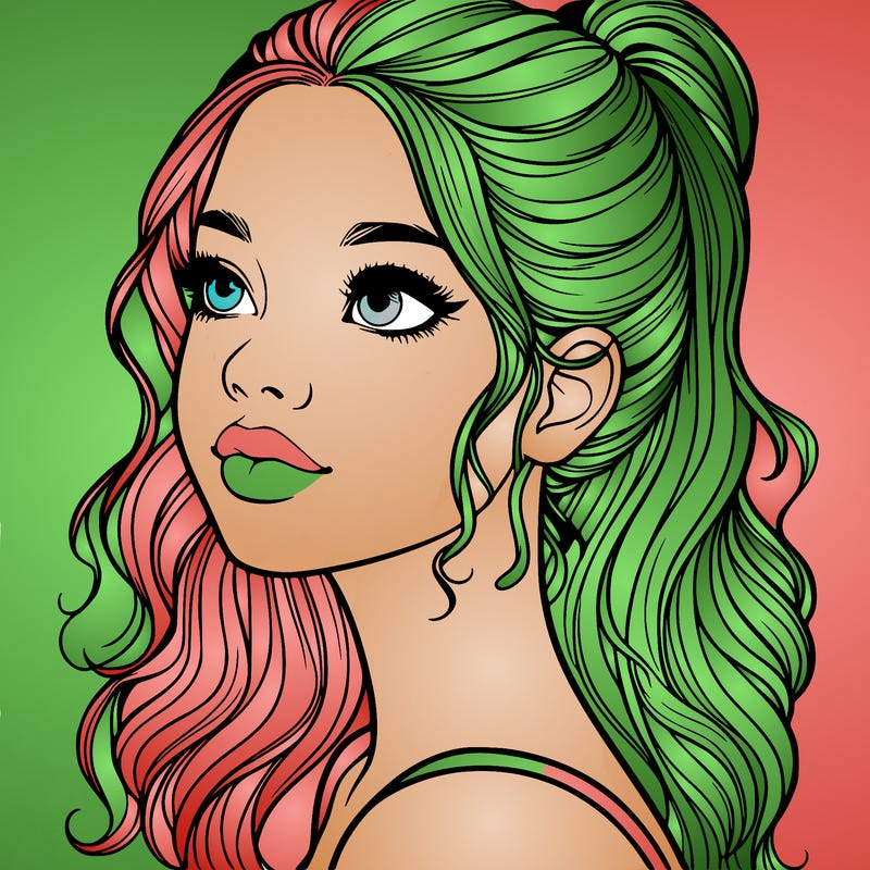 beautiful realistic girl