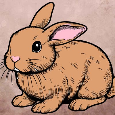 realistic bunny