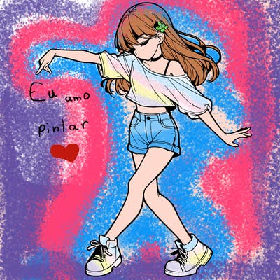 realistic girl danceing