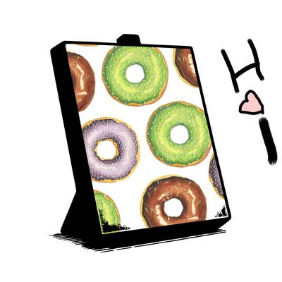 blank canvas realistic