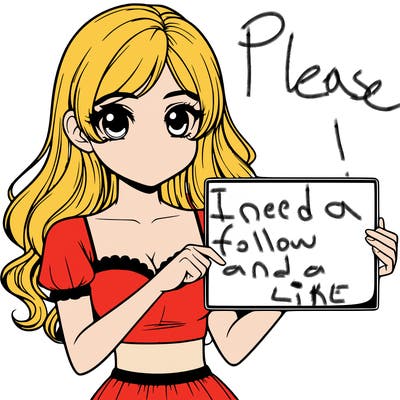 realistic pretty girl holding blank sign