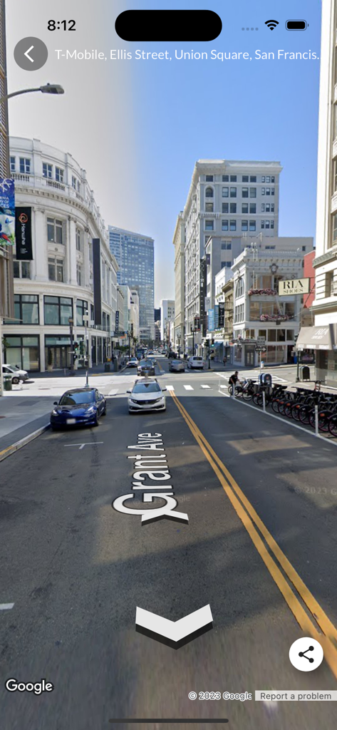 Street View Map - Live 360° - Live 360 degree street view of Grant Avenue in San Francisco