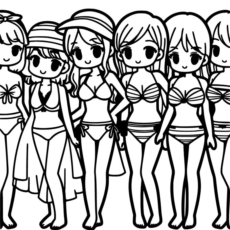 people wearing bikini