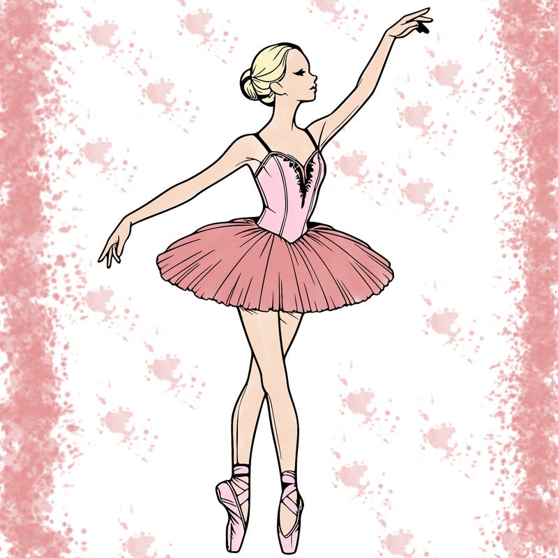 realistic ballerina