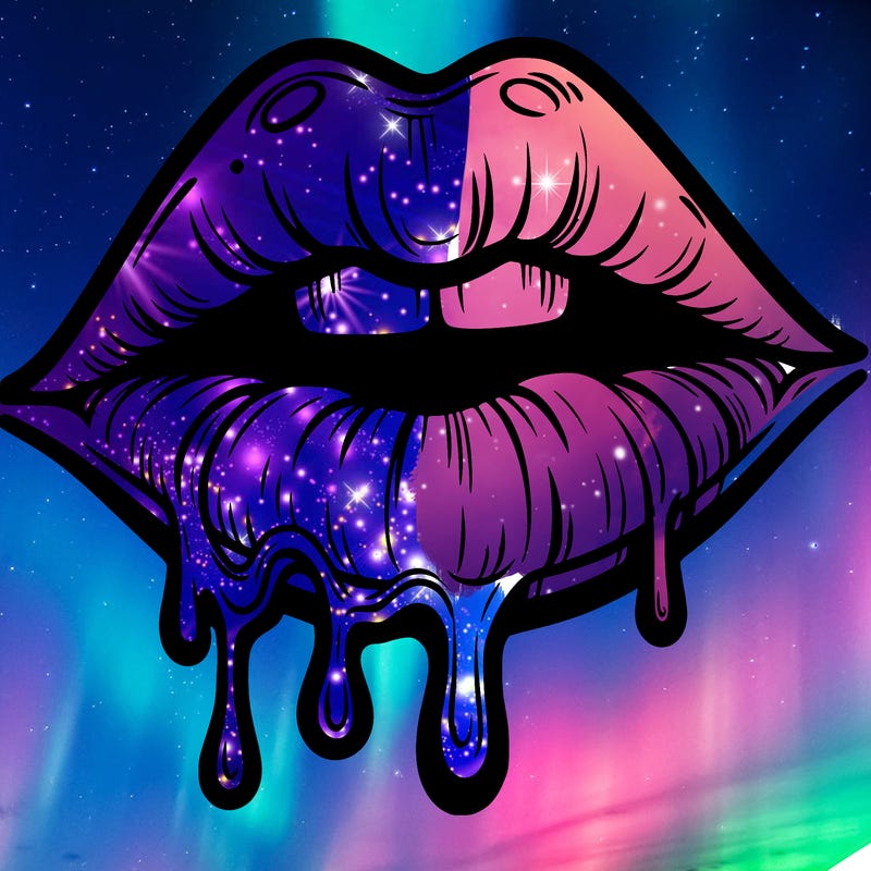 lips that look realistic and drip