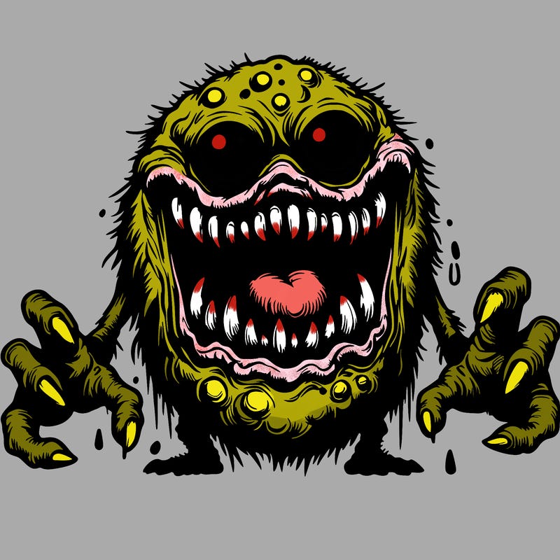 scary monster realistic