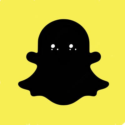 regular snapchat logo