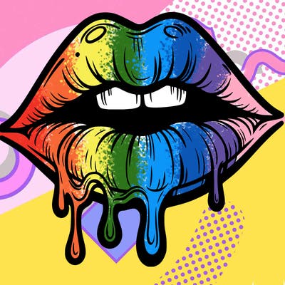 lips that look realistic and drip